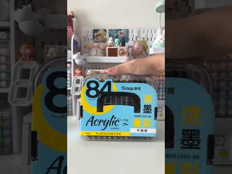 Bộ màu mà tớ nhịn ún trà sữa 10 năm để mua #vanphongpham #acrylicmarker #painting