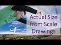 Calculating Actual Lengths from Scale Drawings