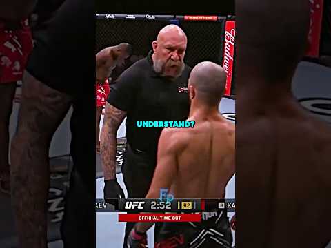 This UFC Referee Loves His Job ๐ฅ๐ฅถ