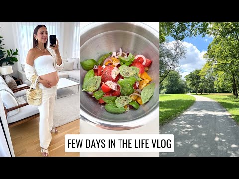 VLOG | Summer Fashion Favorites, My Birth Plan & Healthy Cooking | Annie Jaffrey