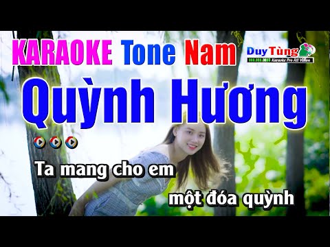 Karaoke || Quỳnh Hương – Tone Nam || Nhạc Sống Duy Tùng