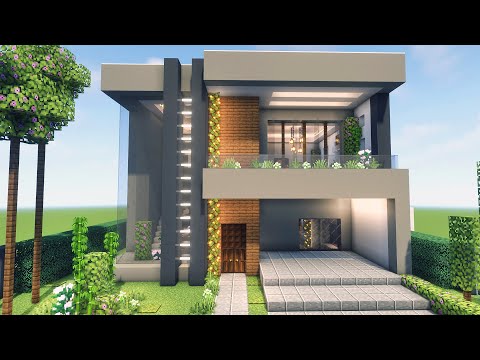 Minecraft - Casa Moderna Luxuosa - Tutorial Manyacraft