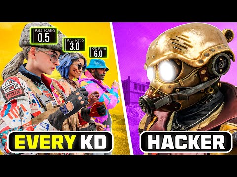 Every K/D vs Real Hacker