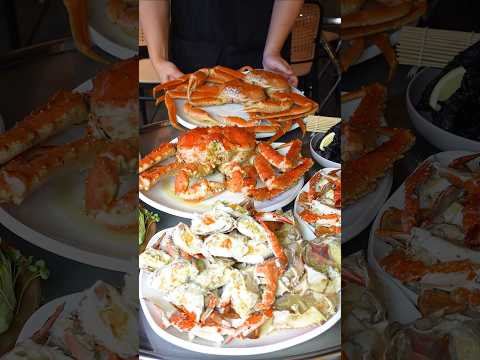 살이 꽉찬 꽃게찜과 버터 꽃게구이!│King crab & butter crab