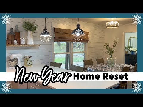 NEW YEAR HOME RESET 2025 | Taking Down Christmas, Clean, Organize & Cozy Winter Decor for January