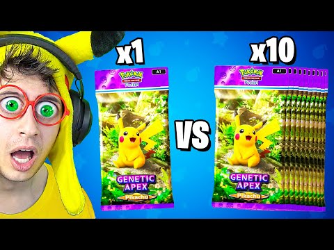 Truco Mejores Cartas 🤑🔥!! (10 Packs Vs 1 Pack)  - Pokemon TCG POCKET