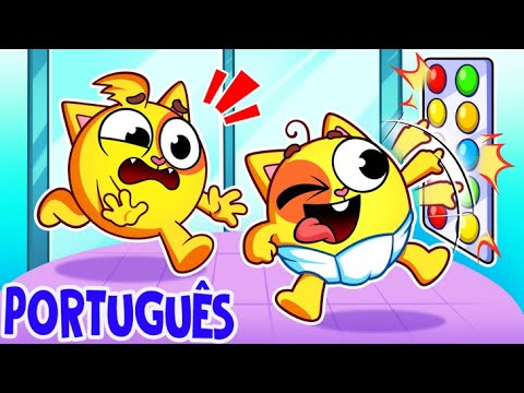 Canção dos Elevadores Mágicos | Músicas infantis 🐱🐨🐰🦁 por Baby Zoo Português