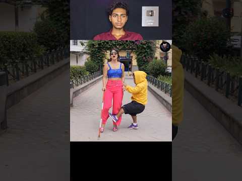 Blind girl see behind sunglass 😎 | RESPECT |