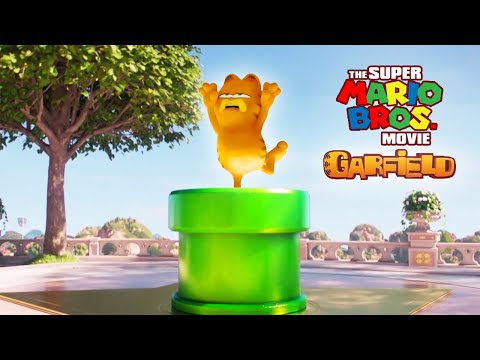 Garfield went to Princess Peach's Castle with Toad | Super Mario Bros Movie But its Garfield Part 2