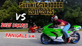 How Much Does It cost To Beat A Suzuki GSXR 1000R ?  2025 Ducati V4 vs Suzuki GSXR 1000R | Ride 5