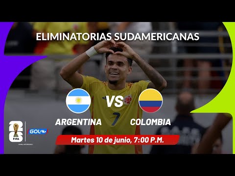 Argentina vs Colombia EN VIVO 🔴| ⚽ Eliminatorias mundial 2026