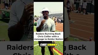 Raider Nation Shoutout: Chris Collier's Message of Support! #shorts