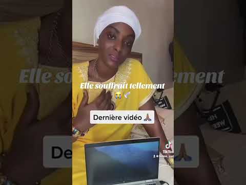 Halima Gadji Les derniers mot elle était tellement soufrante #shortvideo