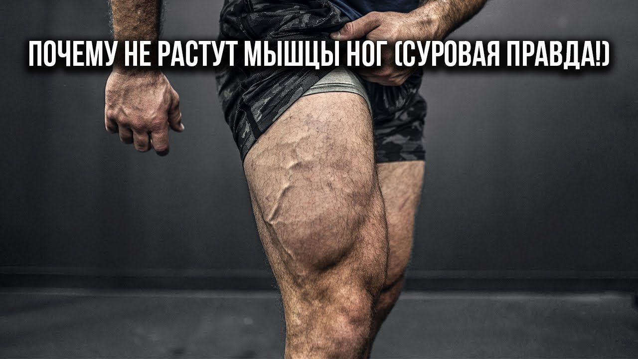 Почему не растут мышцы ног (Суровая правда)