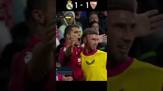 Real Madrid vs Sevilla 2022/23 La Liga Highlights #shorts #football #youtube