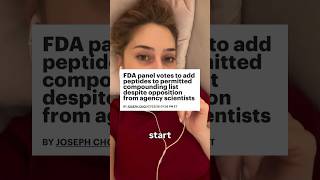 FDA Panel Easing Restrictions on Peptides? Derm Explanation
