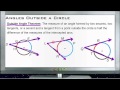 Angle Relationships and Arc Measures