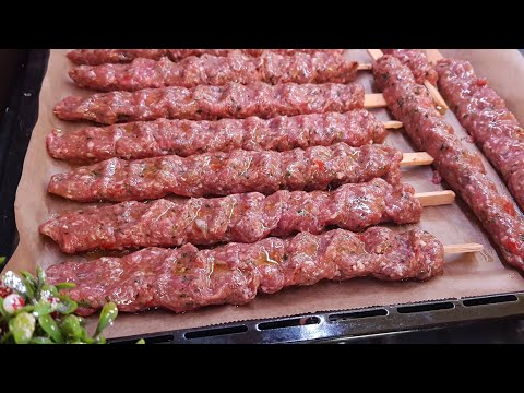 كباب مشوي بالفرن باروع تتبيله وطعم ونكهه مميزه
