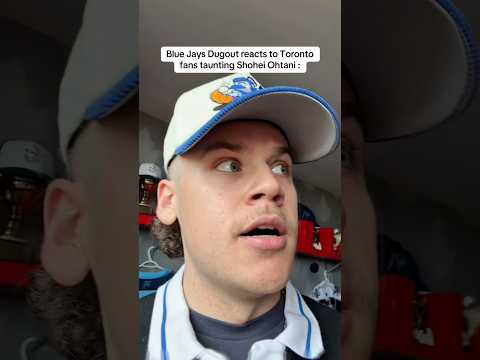Don’t get Shohei Ohtani fired up 🤣 #bluejays #worldseries