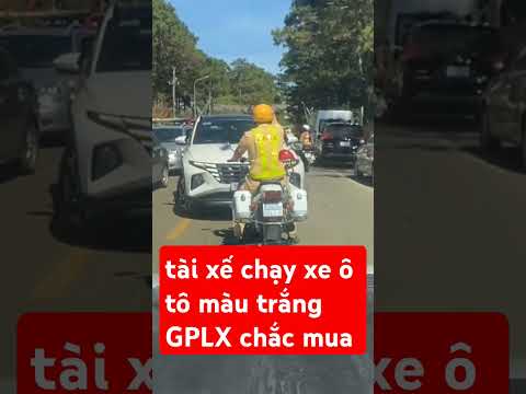 tài xế chạy xe ôtô màu trắng quá ẩu #shorts