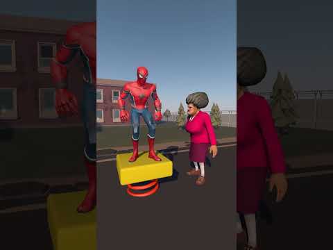 hulk Vs spiderman vs Scary Teacher