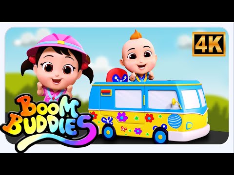 Wheels on the Bus Going to the Camp - Fun Ride for Kids & More Rhymes
