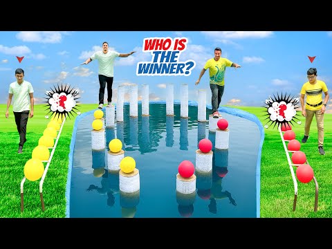 who will pass all the barriers and reach the finish line first ? don't miss the end