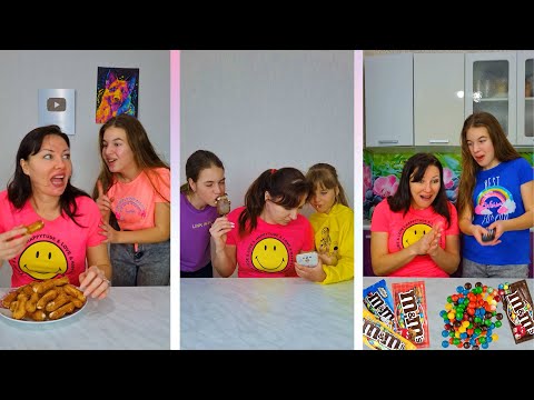 Funny kids and mom pranks with candy #shorts Best video by Luriki