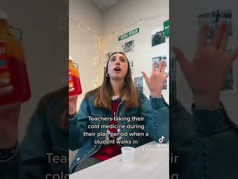 When teachers are sick at school