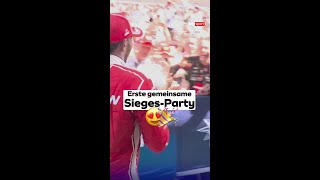 Erste gemeinsame Siegesfeier - Hamilton & Ferrari! 🔴🔥