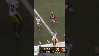Shedeur Sanders throws Touchdown to Harold Fannin Jr. against Steelers