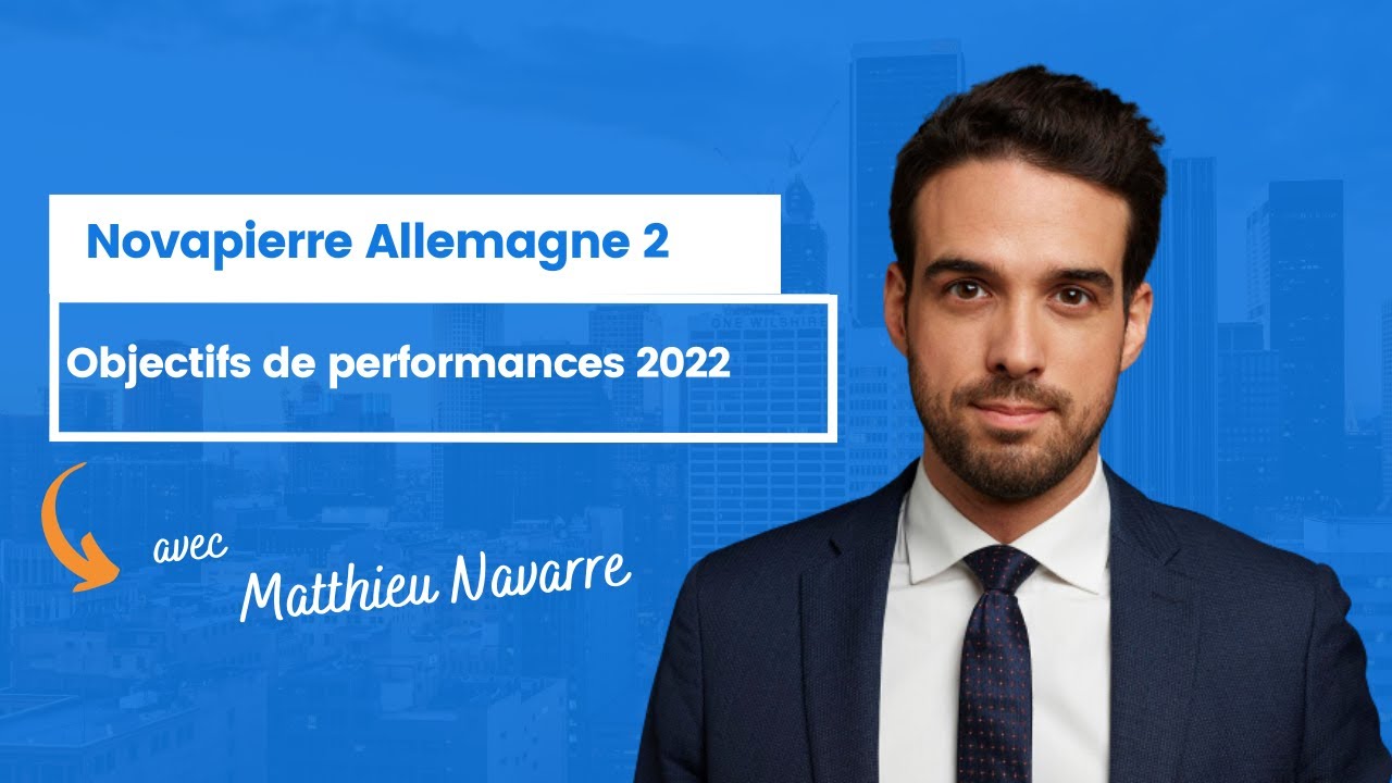 Novapierre Allemagne 2 : Objectifs de performances 2022