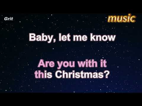 Wit It This Christmas – Ariana GrandeKTV 伴奏 no vocal 無人聲 music 純音樂 karaoke 卡拉OK 伴唱 カラオケ instrumental