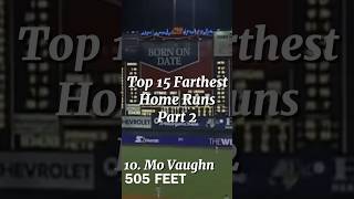 Top 15 Farthest Home Runs in MLB History | Part 2
