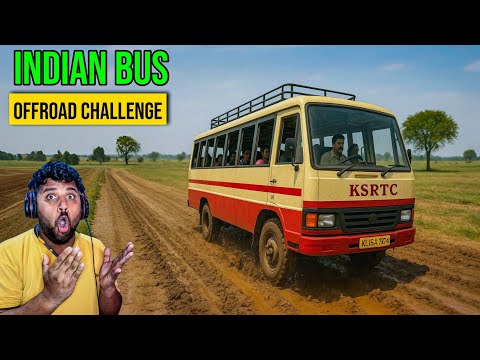 "Euro Truck Simulator 2 Me Indian Bus Ka Offroad Test | Beautiful Mountain Roads!"