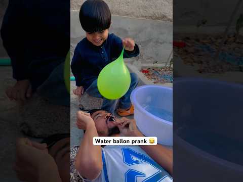 Funny water prank 🎈#shorts #happyfamiclub #prank