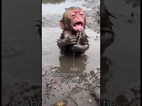Abandoned Baby Monkey Rescue #wholesome #animals
