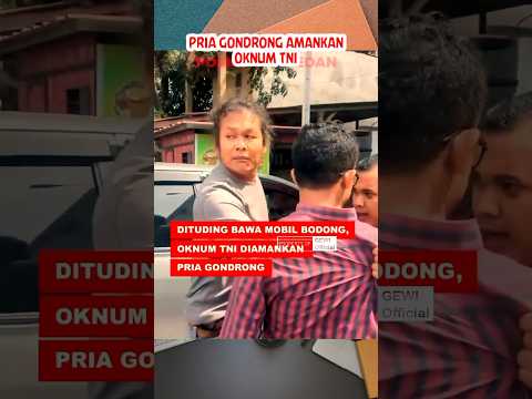 Pria Gondrong amankan Oknum TNI #shortvideo #tniad #viralshort #tni #lucu #tnicintarakyat #army