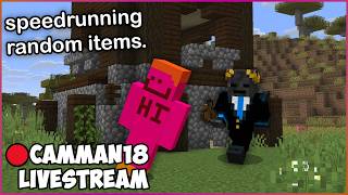 MINECRAFT FANHUNT camman18 Full Twitch VOD