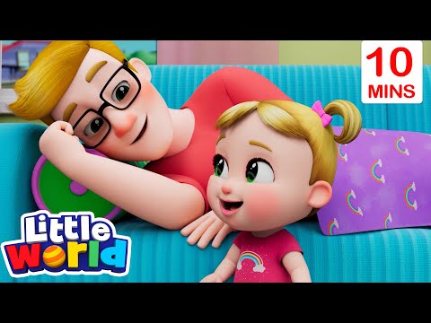 Daddy is Sick | Little Angel And Friends Kid Songs