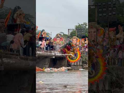 Tandur Ganesh Nimajjanam 2025 |#ganeshvisarjan | Ganpati Visarjan at Kokat Dam #ytshorts