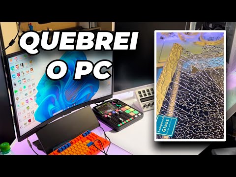 QUEBREI MEU PC!!! Updates e Unboxing