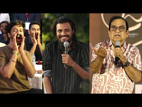 Brahmanandam Hilarious Satires On Reviewer Poola Chokka Naveen At Memers Meet | Around Telugu