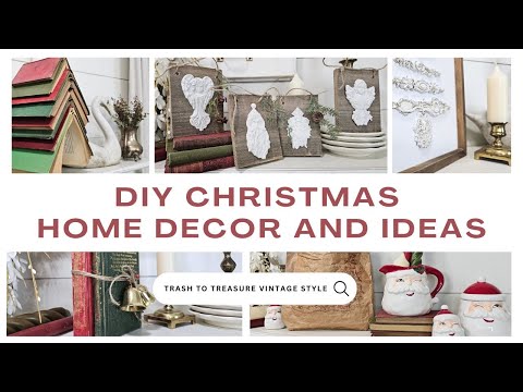 Trash to Treasure Christmas DIYs • Best Budget-Friendly Thrift Store Craft Ideas • Goodwill Flips