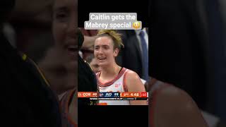 Mabrey shoves CC #wbb #caitlinclark #womensports #wnba #womenbasketball #basketballshorts #sports