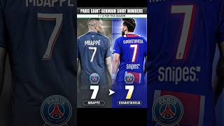 Psg shirt numbers 7→12 👕💫 #psg #football #shorts