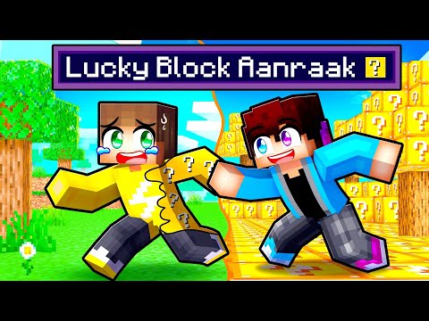 MINECRAFT Maar ALLES wat je AANRAAKT = LUCKY BLOCKS!