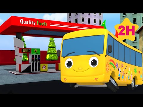 El Autobús necesita gasolina 🚌🚌 | Canciones Infantiles🎵| Caricaturas para bebés | Little Baby Bum