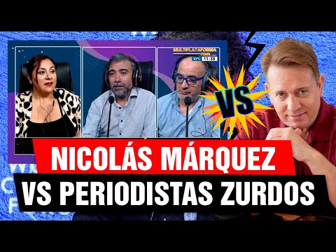 💥 DEBATE: NICOLÁS MÁRQUEZ VS 3 ZURDOS A RAÍZ DEL DISCURSO DE MILEI EN FORO DE DAVOS