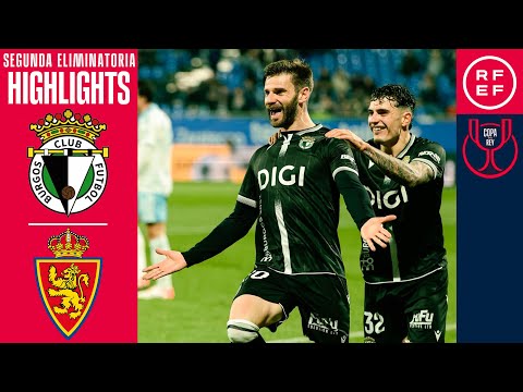 Temps forts du match Real Zaragoza - Burgos CF